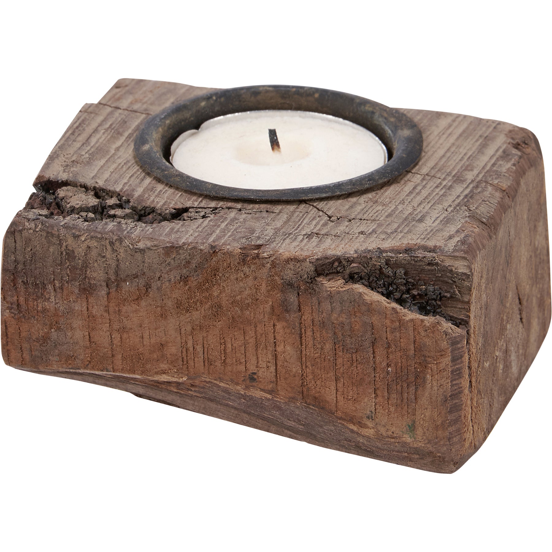 Wood Block Candle Holder additional view