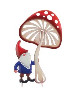 Mushroom Yard Stake