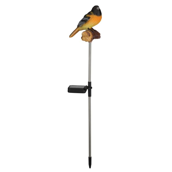 Bird Solar Motion Activated Garden Stake