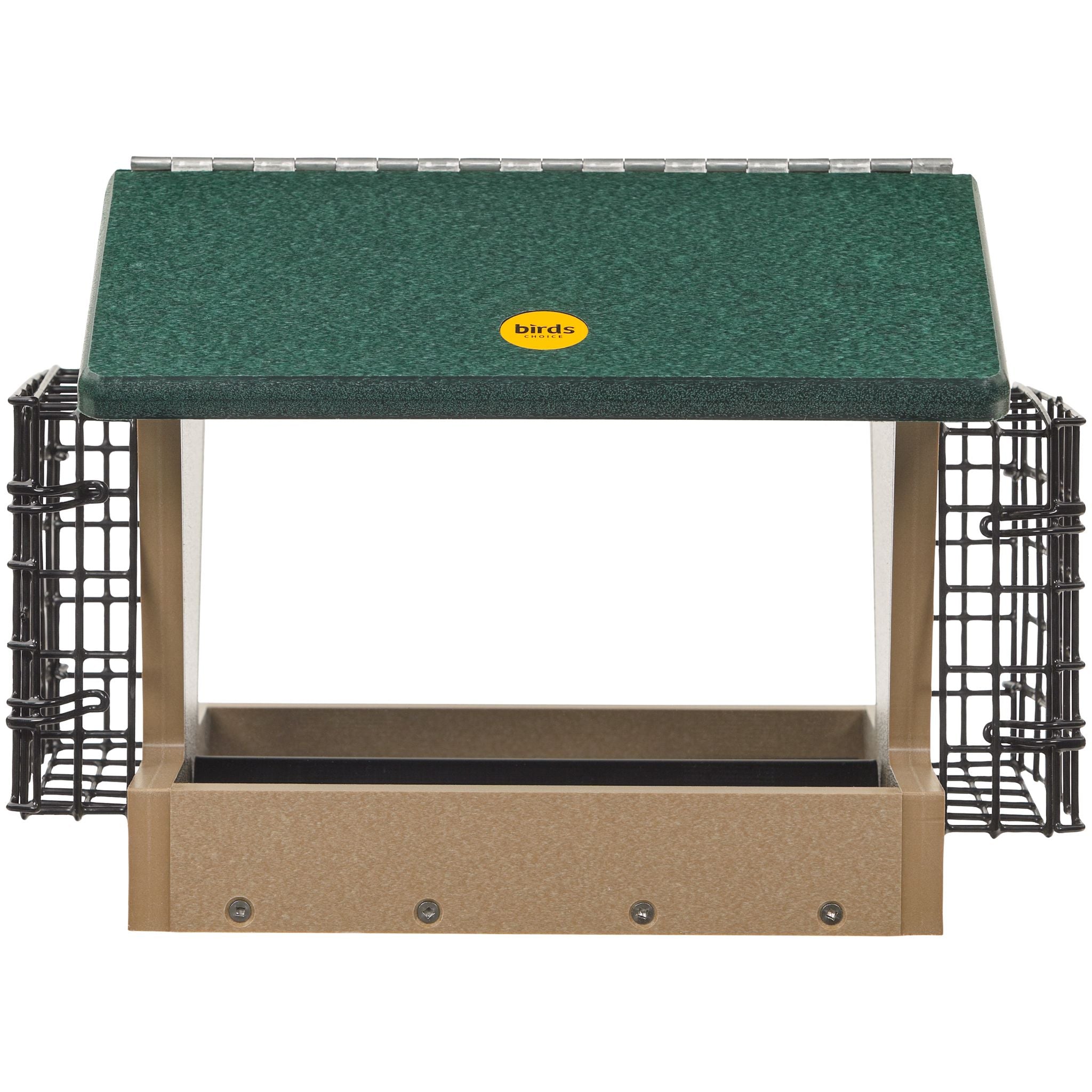 Birds Choice Recycled 4 Qt Hopper w/ Suet - side view