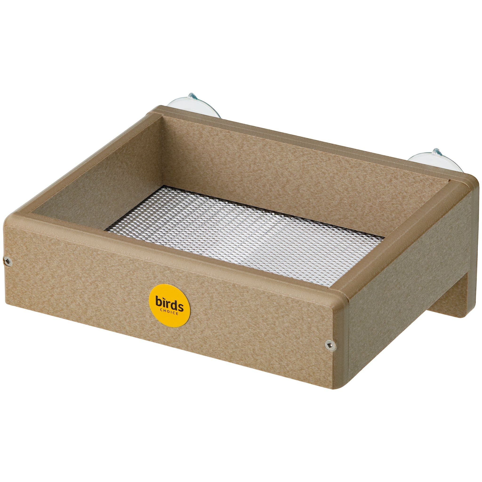 Recycled Window Platform Feeder - Small/Taupe - view 1