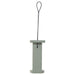 Sage Green suet feeder hanging outdoors with hanging cable