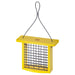 Recycled Plastic Suet Feeder in Yellow - view 1