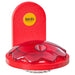 Red Recycled Plastic Window Mount Hummingbird Feeder - detail view