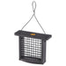 Recycled Plastic Suet Feeder in Black - view 1