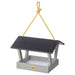 Modern Farmhouse Fly-Thru Bird Feeder in Driftwood - view 1