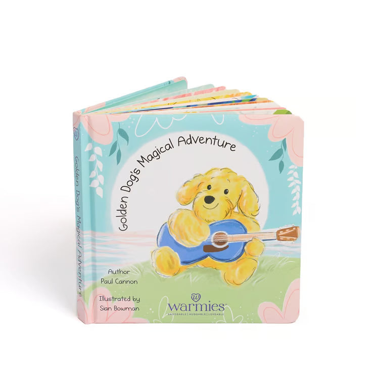 Golden Dog's Magical Adventure Warmies Book