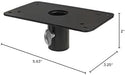 Erva Flange - Pole Top Plate with Hole, dimension diagram