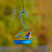 WoodLink Metal Mealworm and Jelly Bird Feeder Blue