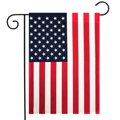 American Flag Garden Flag - Briarwood Lane, 12.5x18 inch patriotic garden flag