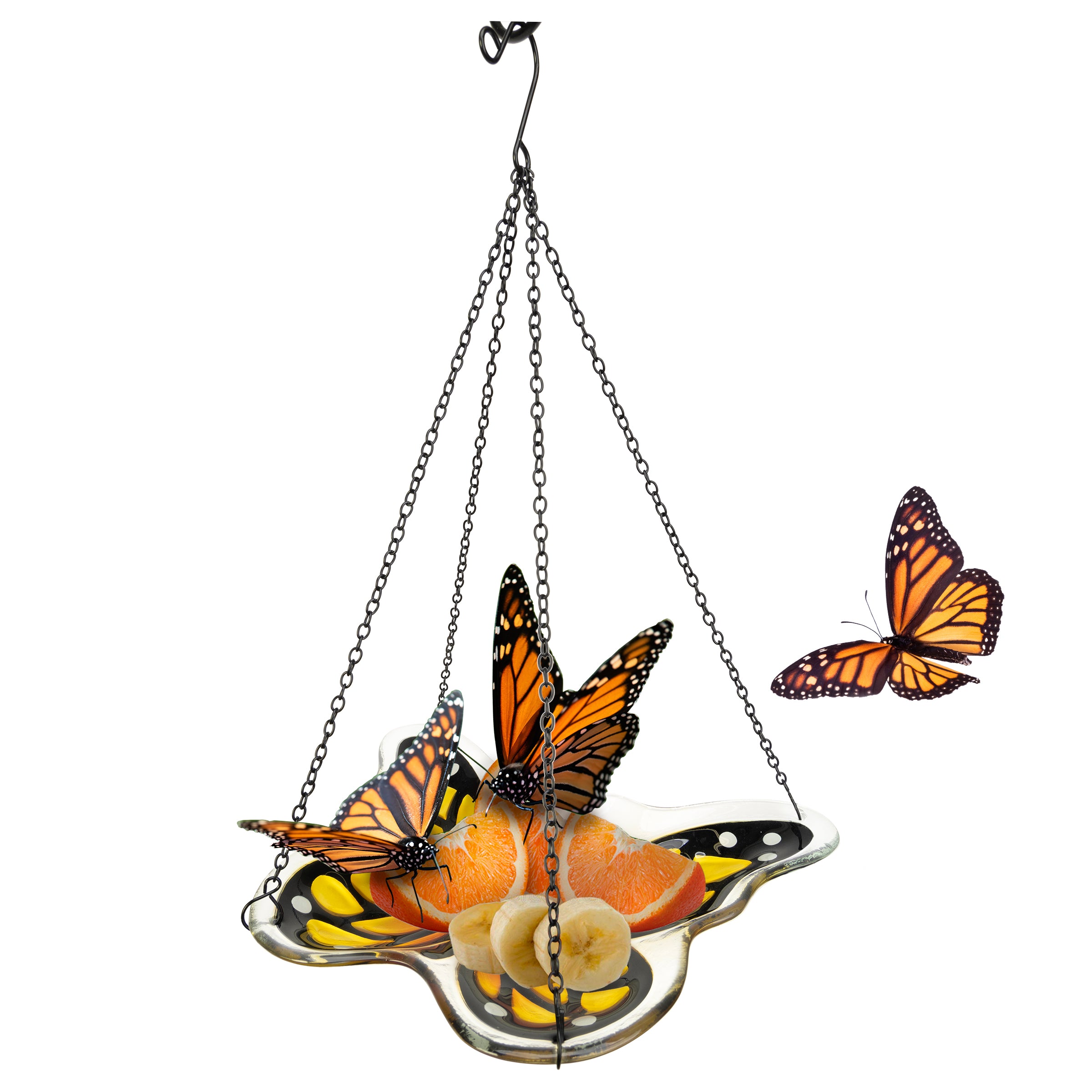 Monarch Butterfly Fruit Station Platform Feeder