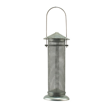 WoodLink Rustic Farmhouse Galvanized Silo Nyjer Feeder product photo
