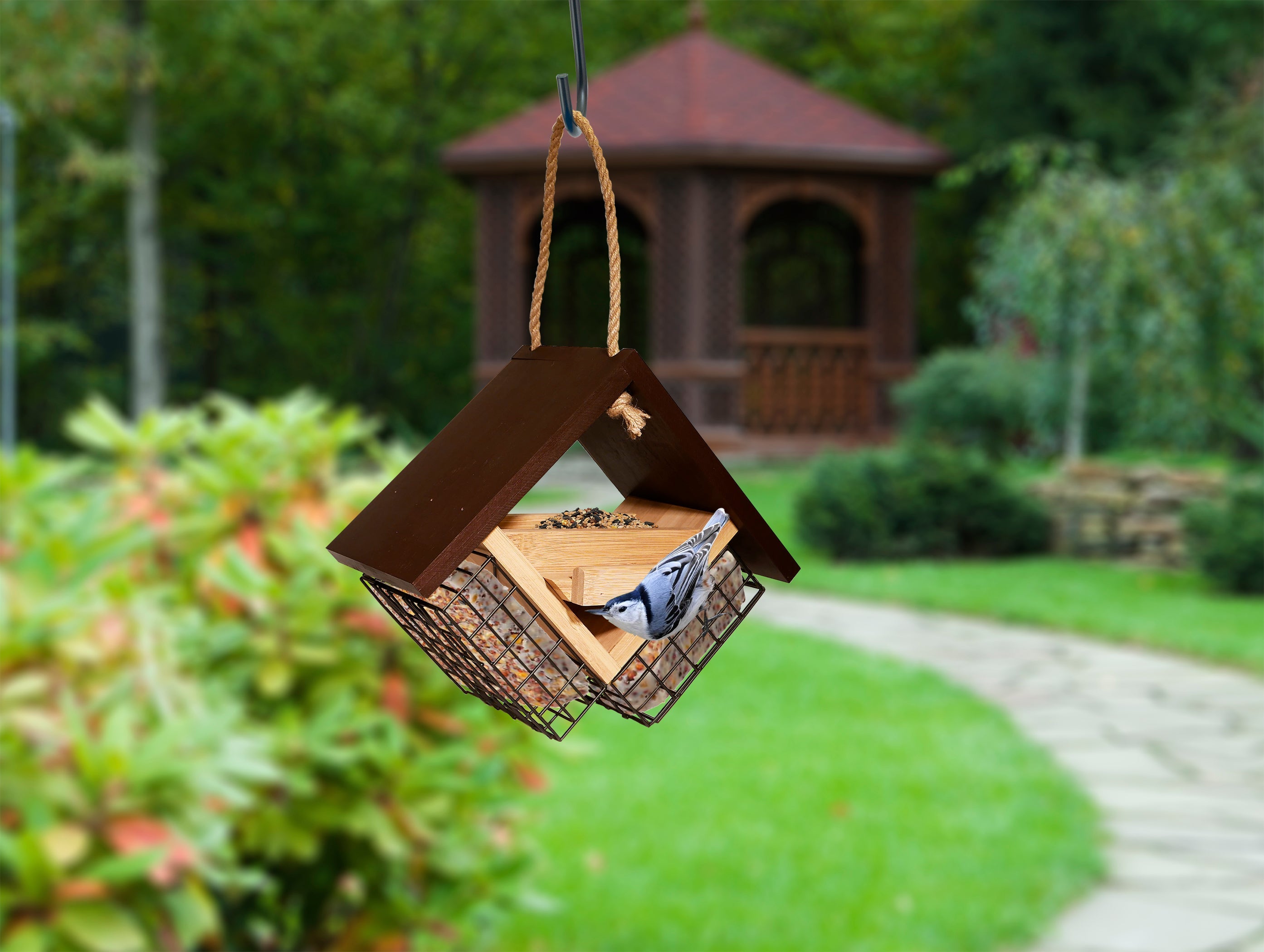 WoodLink Ultimate Bamboo Double Suet Feeder