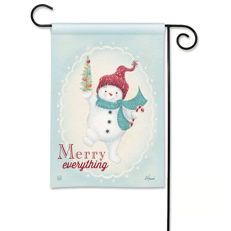 Snow Bright Garden Flag