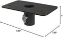 Erva Flange - Pole Top Plate with Hole, alternate angle