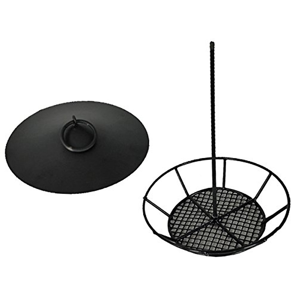 Heath Stack'Ms Steel Seed Cake Cylinder Feeder – Black