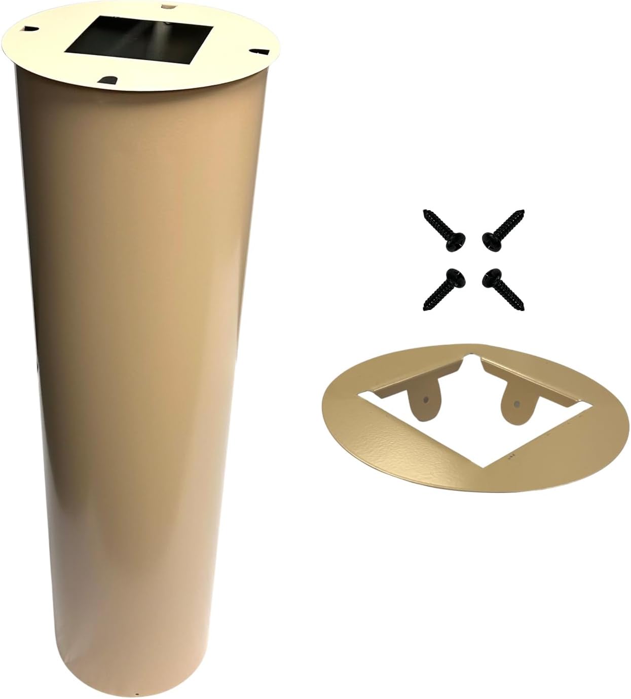 Erva Cylinder Baffle for 4x4 Post, alternate angle
