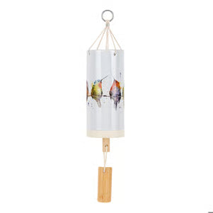 Watercolor Cylinder Bell Wind Chime