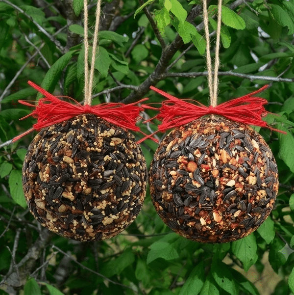 Seed & Nut Ornament - styled presentation