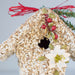 Poinsettia Birdie Cottage, close-up decoration detail