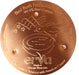 Copper Birdbath Purification Disk, alternate angle