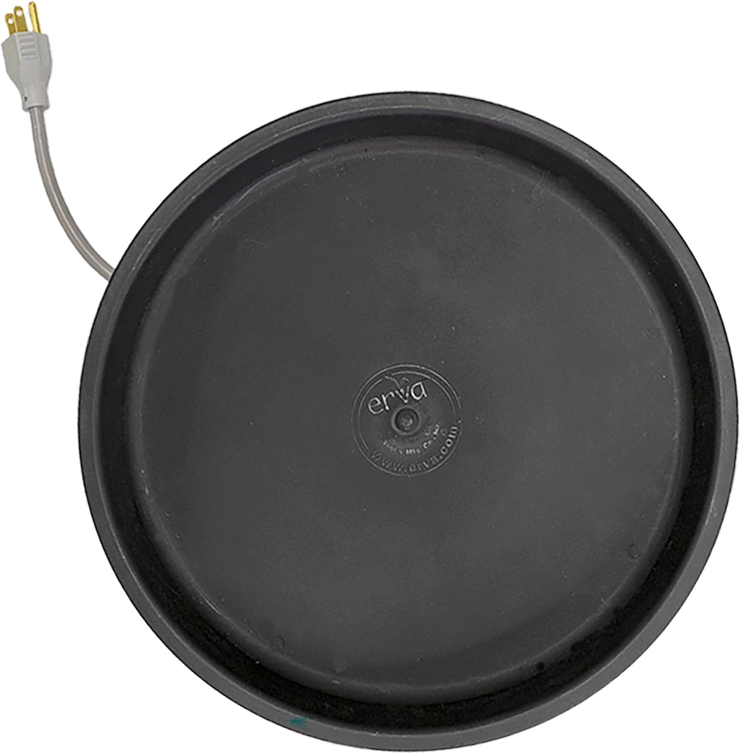 Erva Heated Bird Bath Insert 14 inch Black, alternate angle