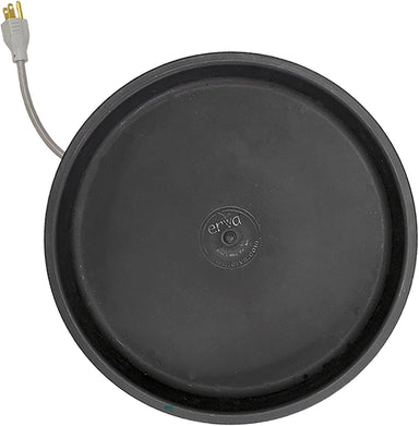 Erva Heated Bird Bath Insert 14 inch Black, alternate angle