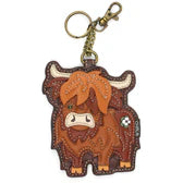 Chala Key Fob/Coin Purse Keychain – Faux Leather