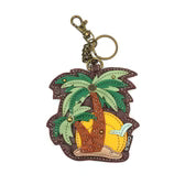 Chala Key Fob/Coin Purse Keychain – Faux Leather