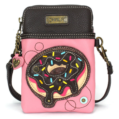 Chala Cellphone Xbody crossbody wallet - Donut design