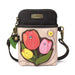 Chala Cellphone Xbody crossbody wallet - Tulip design