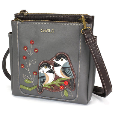 Chala Merry Messenger crossbody bag - Chickadee design