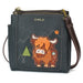 Chala Merry Messenger crossbody bag - Highland Cow design