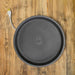 Erva Heated Bird Bath Insert 14 inch Black, installed in ring