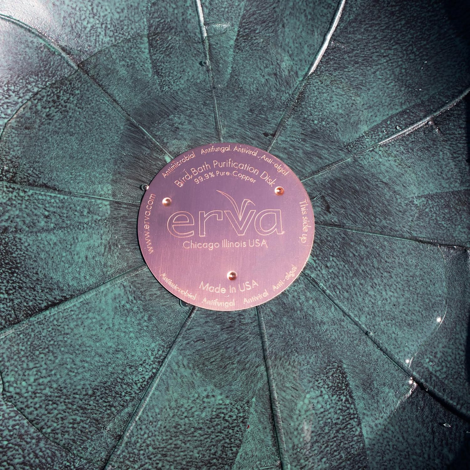 Copper Birdbath Purification Disk