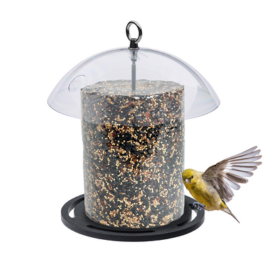 Recycled Plastic Seed Cylinder Feeder infographic 1