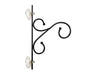 Black Metal Window Hanger - powder coated metal hook for bird feeders and wind chimes