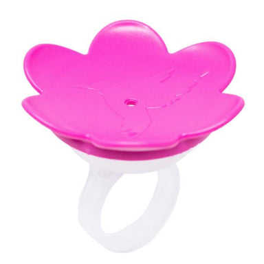 Hummer Ring Pink - hand-held hummingbird nectar feeder ring