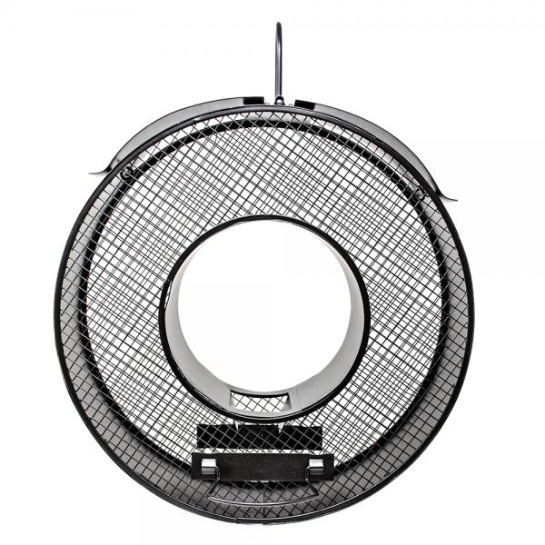 Black Circle Mesh Fly-Thru Feeder
