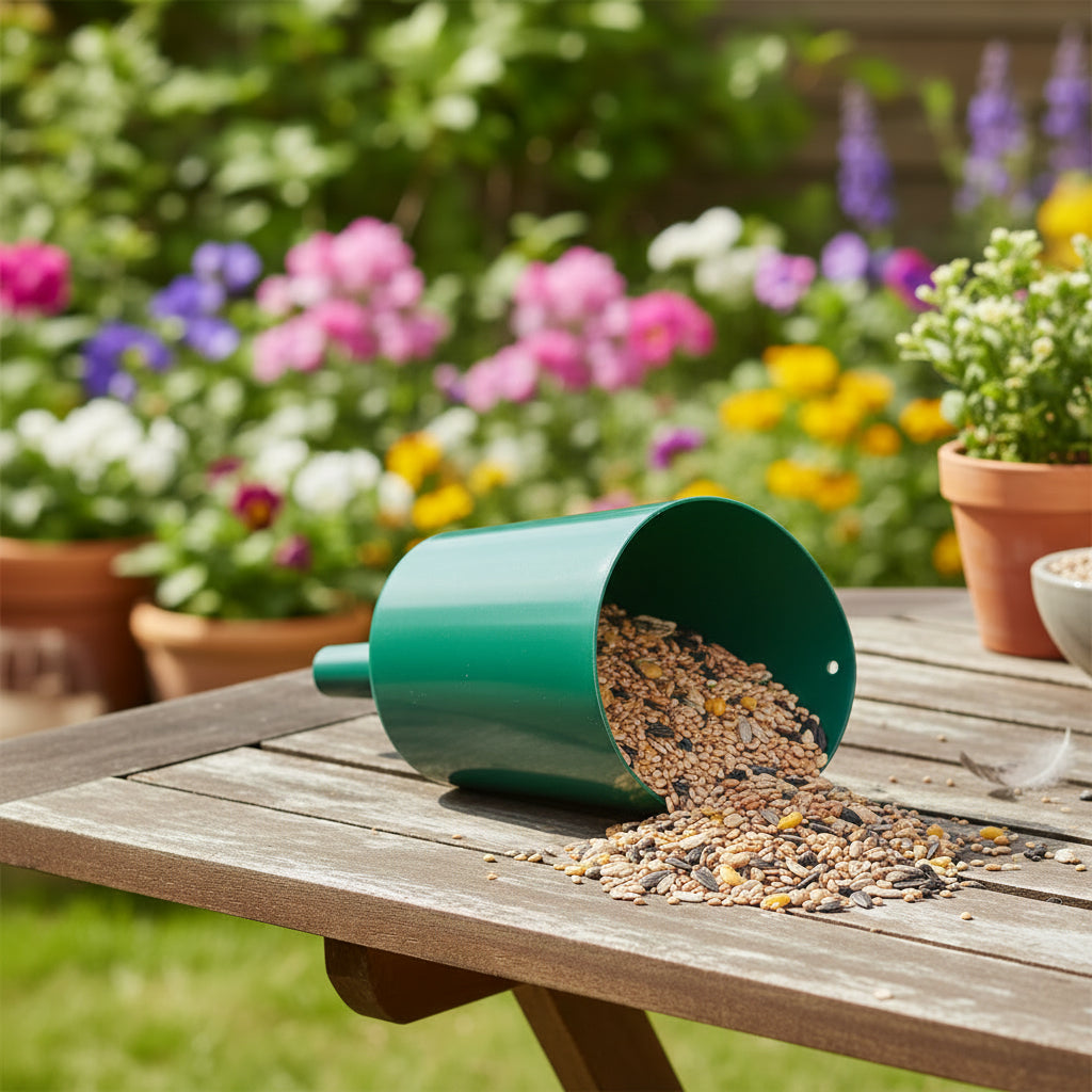 Seed Scoop/Funnel - Hunter Green