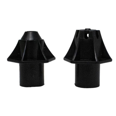Two interchangeable spray nozzles included with the solar bird bath bubbler