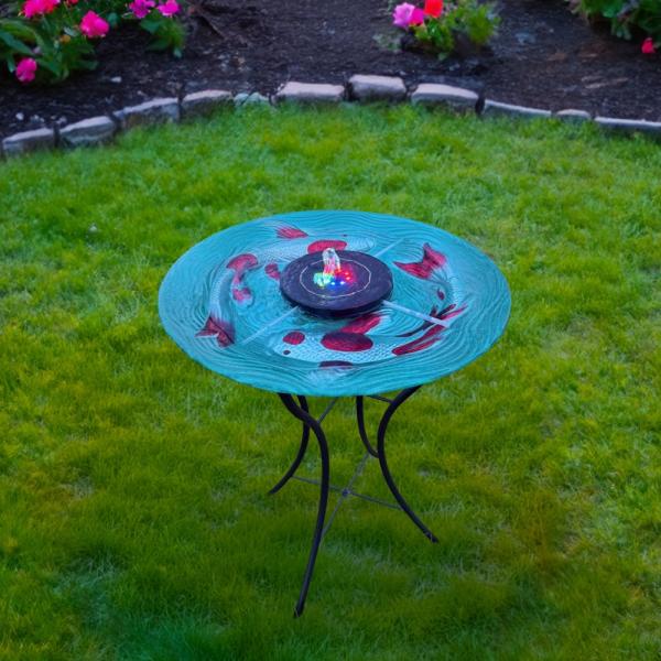 LED Color Spectrum Floating Solar Bubbler