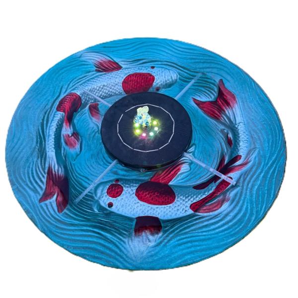 LED Color Spectrum Floating Solar Bubbler