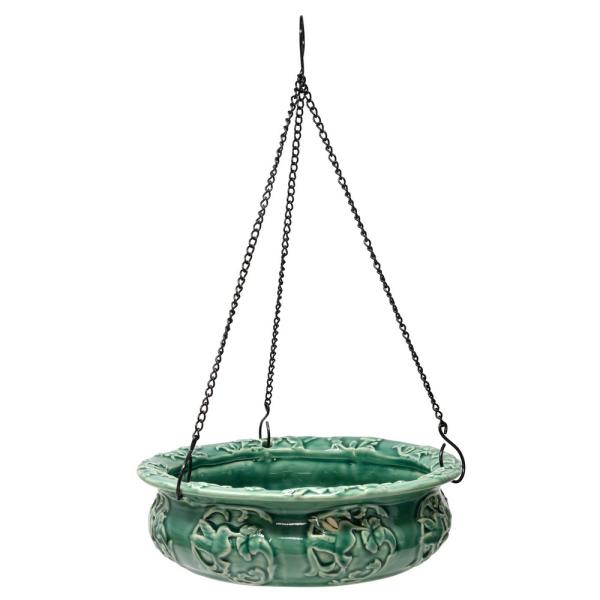 Ceramic Hanging Bird Feeder & Planter
