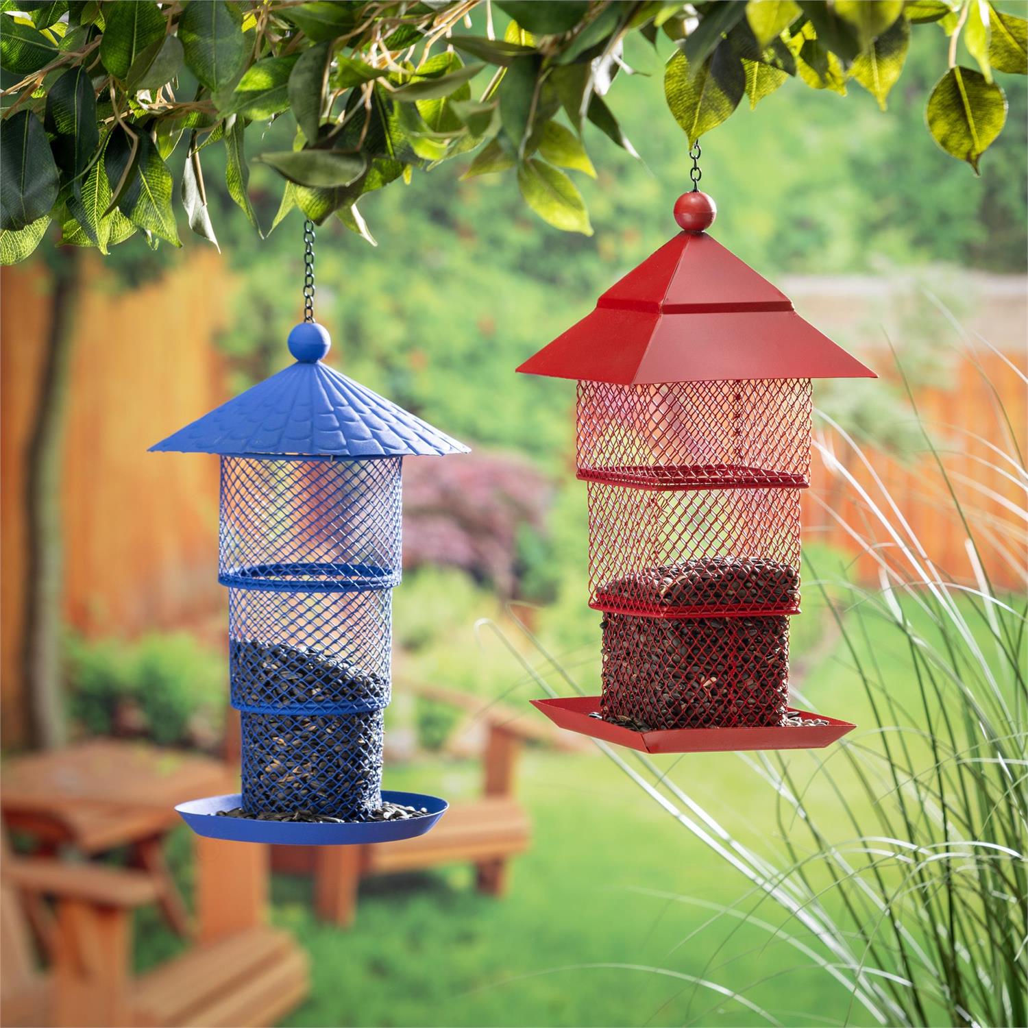 Collapsible Seed Feeder - Metal Asst. Colors