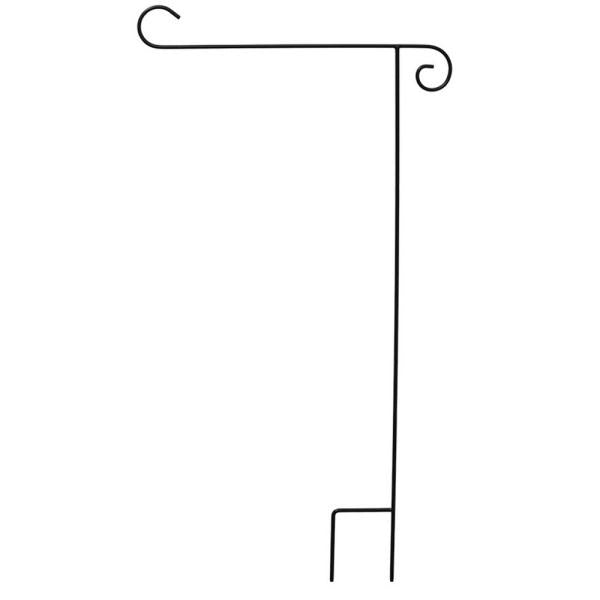 Wrought Iron Garden Flag Stand