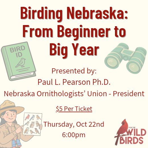 Birding Nebraska: From Beginner to Big Year - Thursday, October 22nd Event Ticket