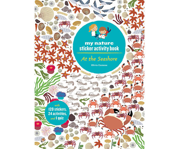 My Nature Sticker Activity Book At the Seashore cover by Olivia Cosneau