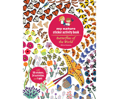 My Nature Sticker Activity Book Butterflies of the World cover by Olivia Cosneau
