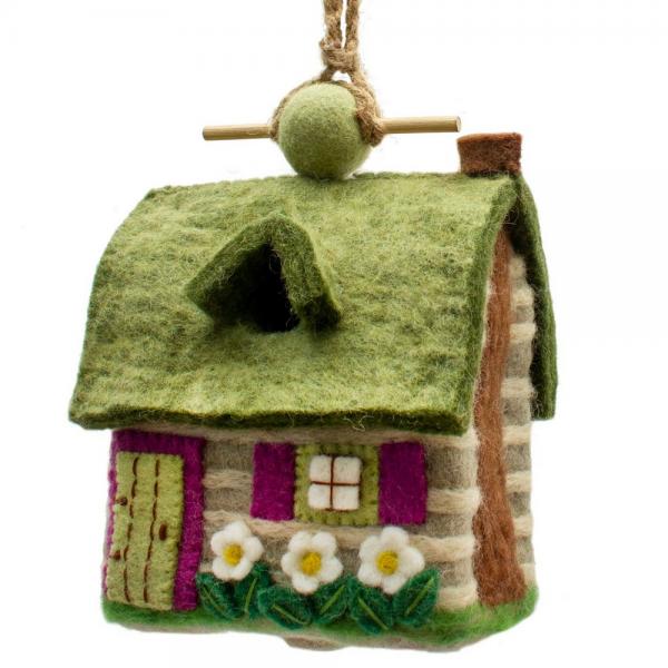 Hand Felted Bird House